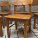Set of 6 Rainer Daumiller chairs in solid pine – 1970s
