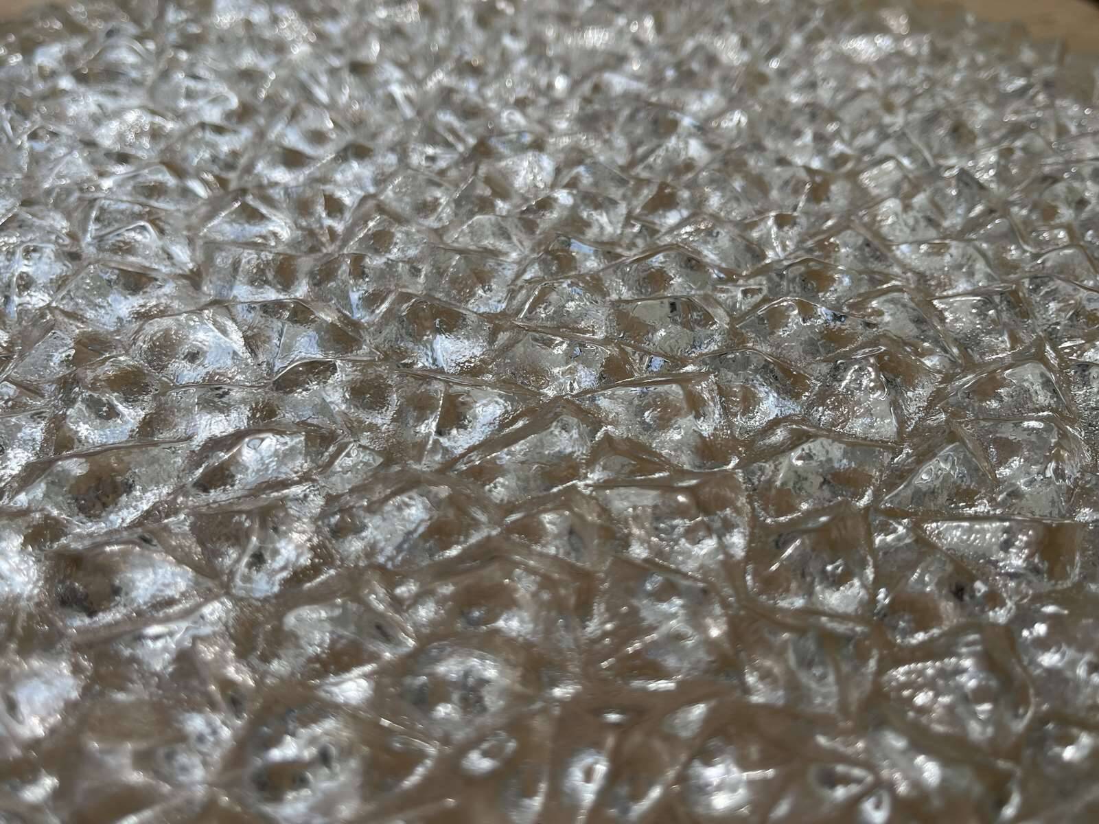 Plafonnier ou applique murale de la marque Holophane des années 1960 - Verre et métal