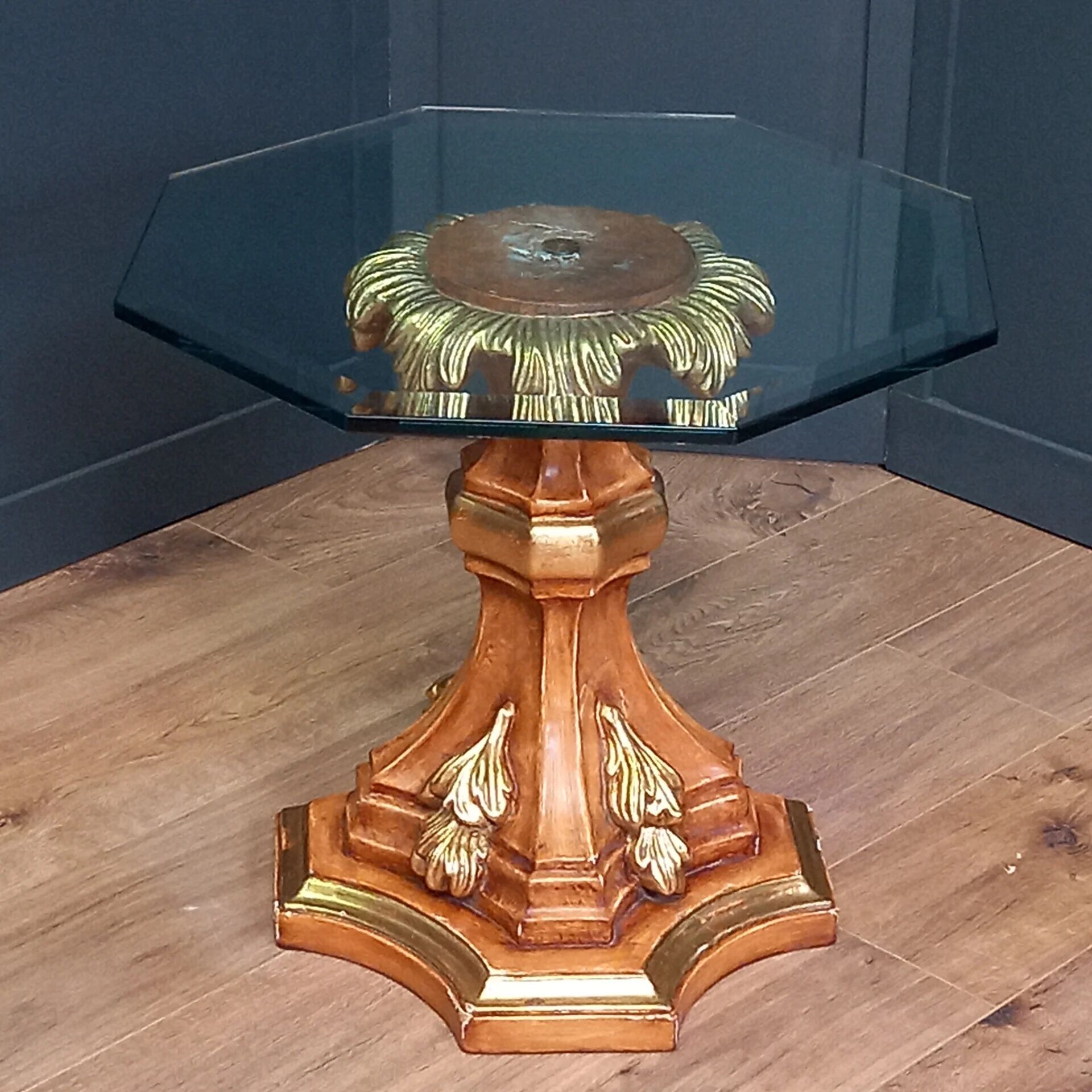 Pair of regency-style side tables - sidetable - coffee table