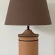 Lampe terracotta façon chanel vintage