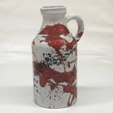 Marei Keramik West Germany pitcher vase model 6302 dripping decor
