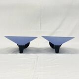 Pair of Lamiprogetti wall lights, Italy, 1980's