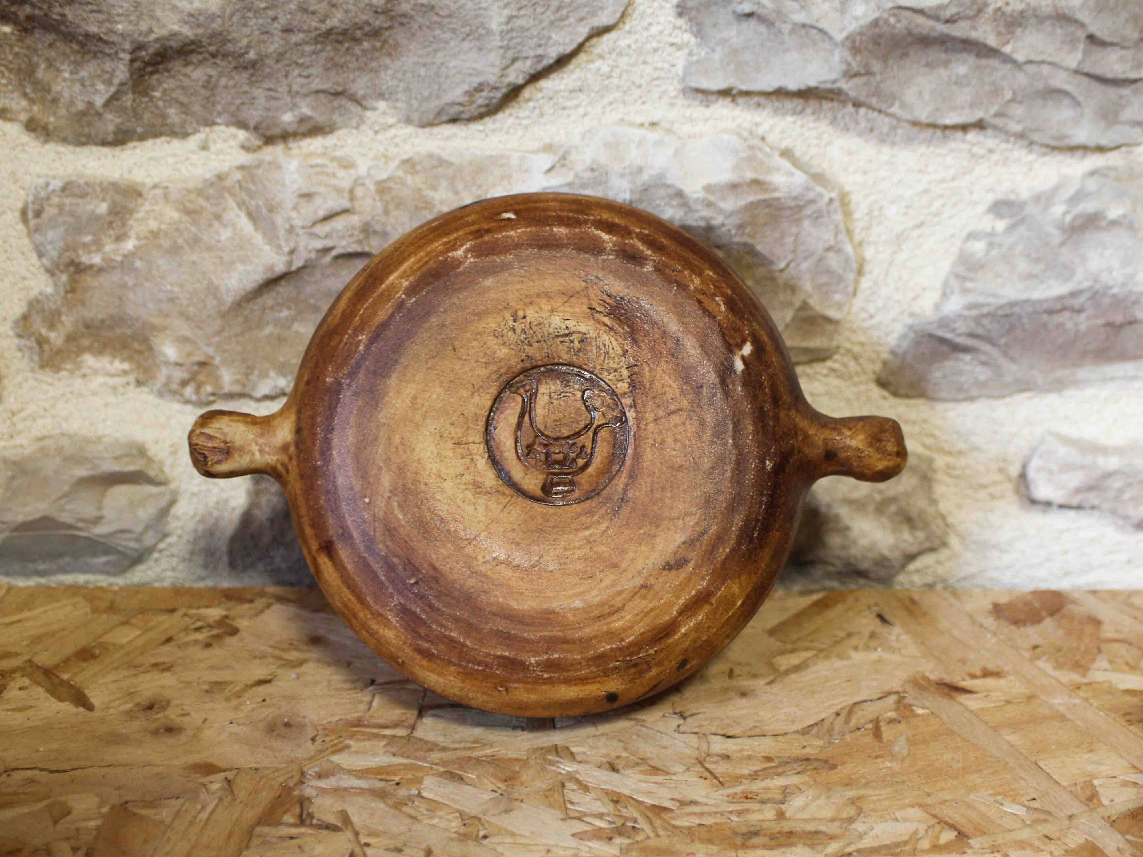 Set of 8 ceramic fondue pots from La Colombe pottery