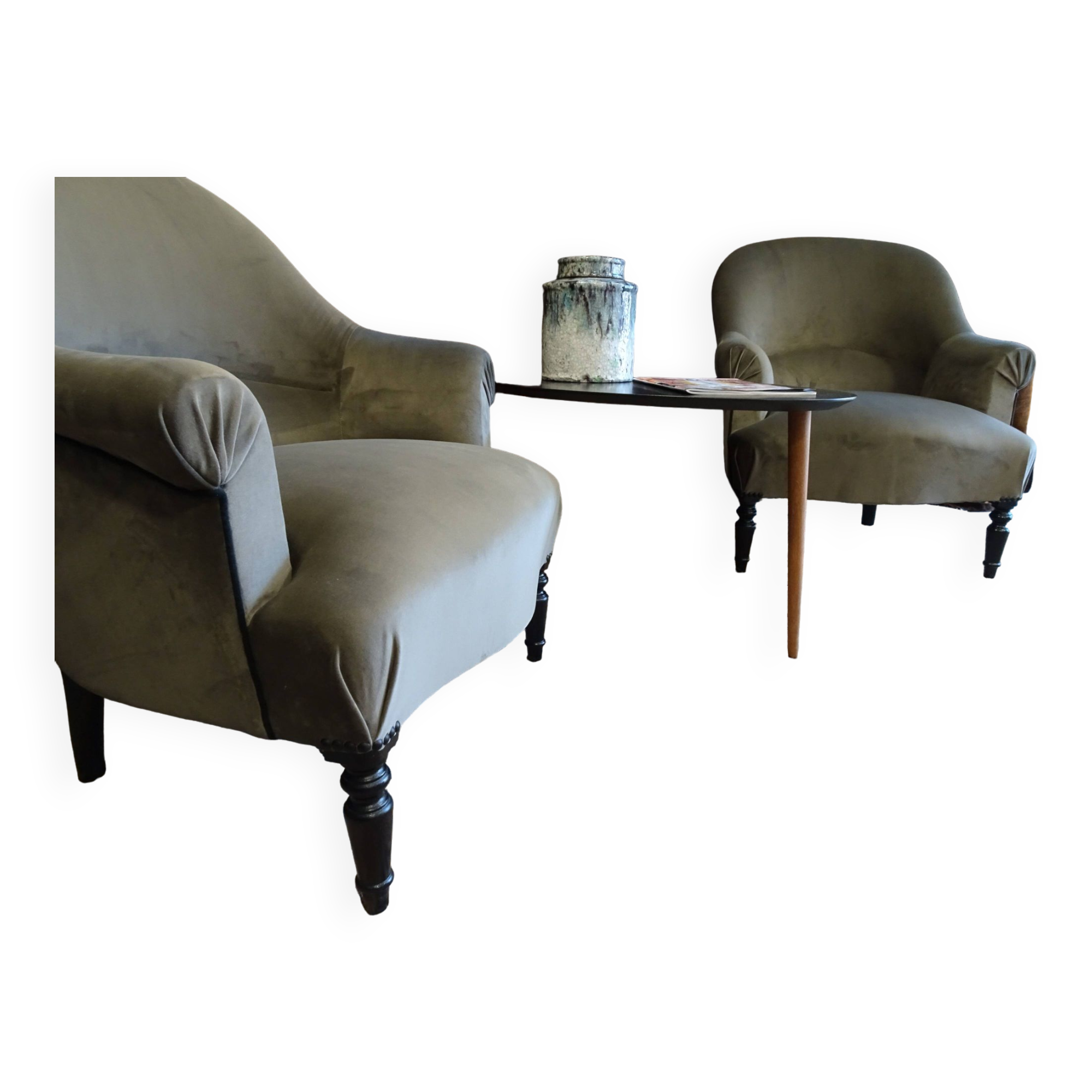 Pair of Toad Armchairs
