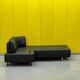 Black Leather De Sede DS-165 Sofa