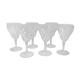 Set 6 crystal walking glasses