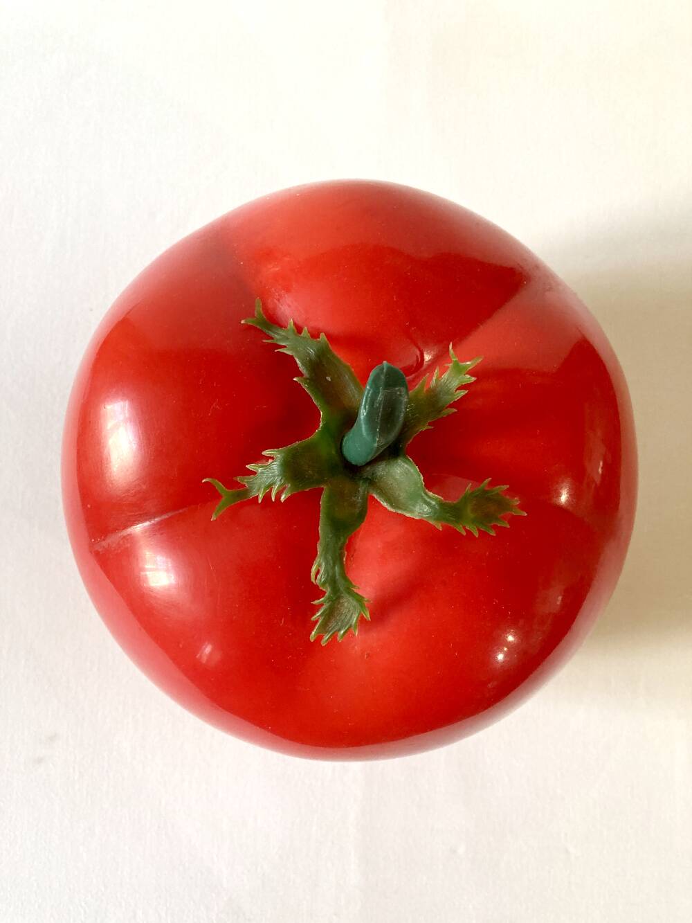 Vintage red tomato ice bucket