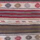 Couloir kilim étroit 57x350 cm shabby chic, vintage turc kelim 2572