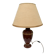 Vintage brown and gold table lamp
