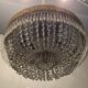 Vintage italian crystal ceiling light