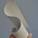 Vase design vintage 1970 métal ondulé peint