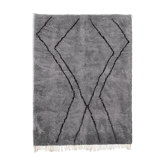 Modern Moroccan carpet grey contemporary art 300x370cm