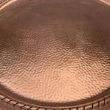 Art Deco Copper, Oak Side Table 1930s