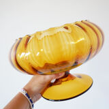 1960 blown glass standing cup