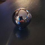 4 boutons boule laiton chromé 30mm