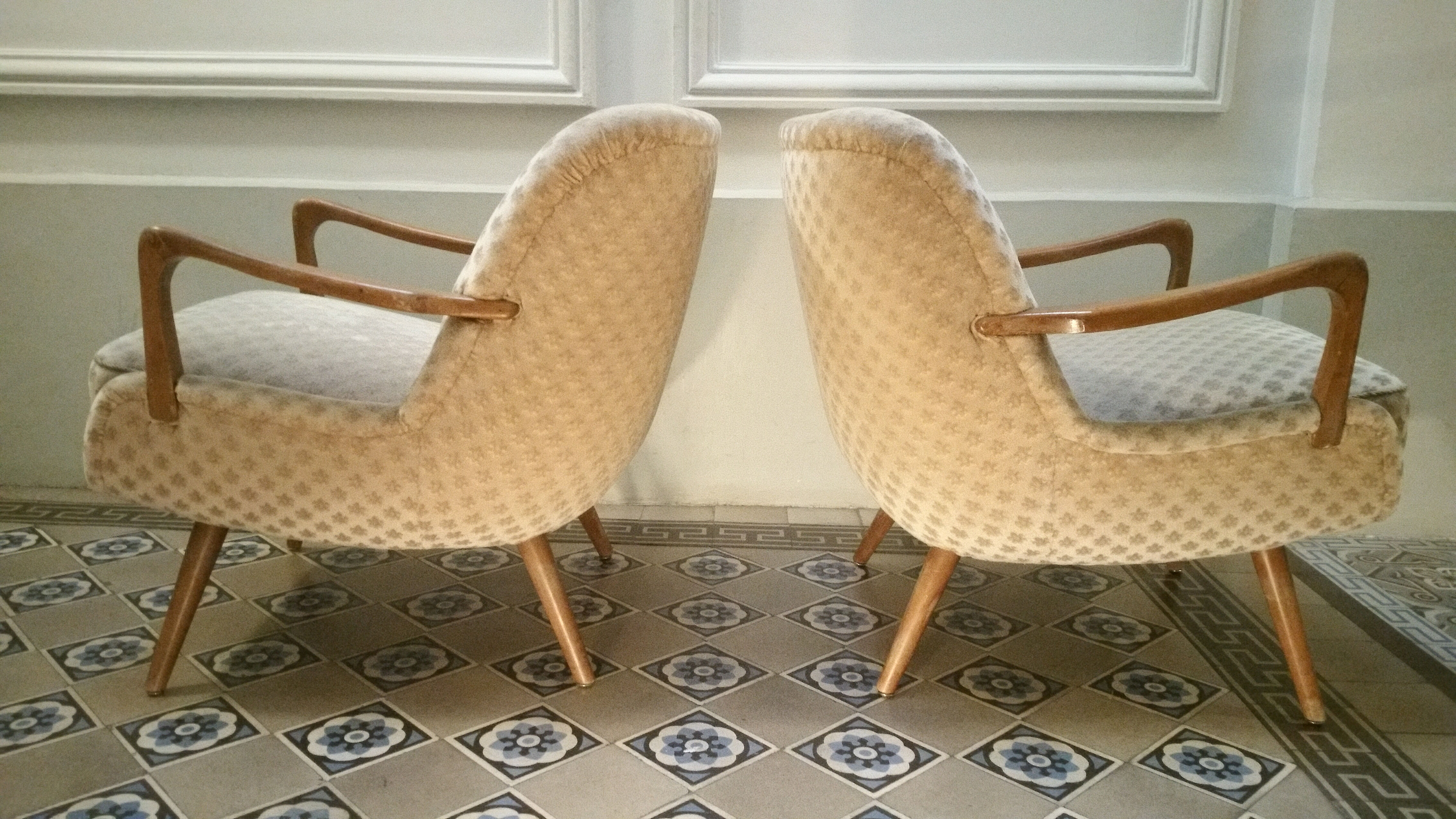 Chair Scandinavian cocktail design 50s 60s