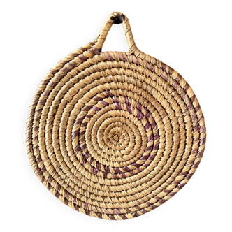 Woven rye trivet