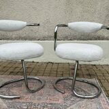 Pair of cobra chair by Giotto  Stoppino