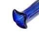 Vase, mid-century modern, blue glass, by J. Hospodka, Czechoslovakia, 1960s.