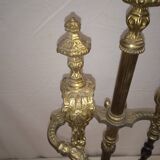 Serviteur De Cheminée En Bronze XIXe  Napoléon III Signée