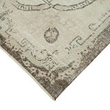 Hand-knotted decorative turkish beige rug 195 cm x 303 cm - 36570