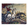 Painting: Oil on canvas - horses in dressage