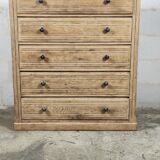 Oak chest of drawers five drawers
