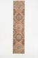 3x12 Soft Wool Pale Red Turkish Vintage Runner Rug