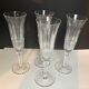 4 Saint Louis crystal champagne flutes, Tommy model