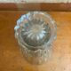 Pair Antique Clear Molded Vase Vintage Decoration #C596