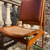 Two rare FJ49 Egyptian Finn Juhl chairs