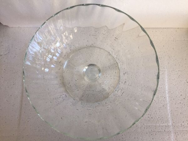 Service à salade de fruits, sangria en cristal, saladier & 8 verres coupelles