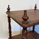 Three-Tier Shelf in Pitch Pine with Turned Columns and Spindles. Work