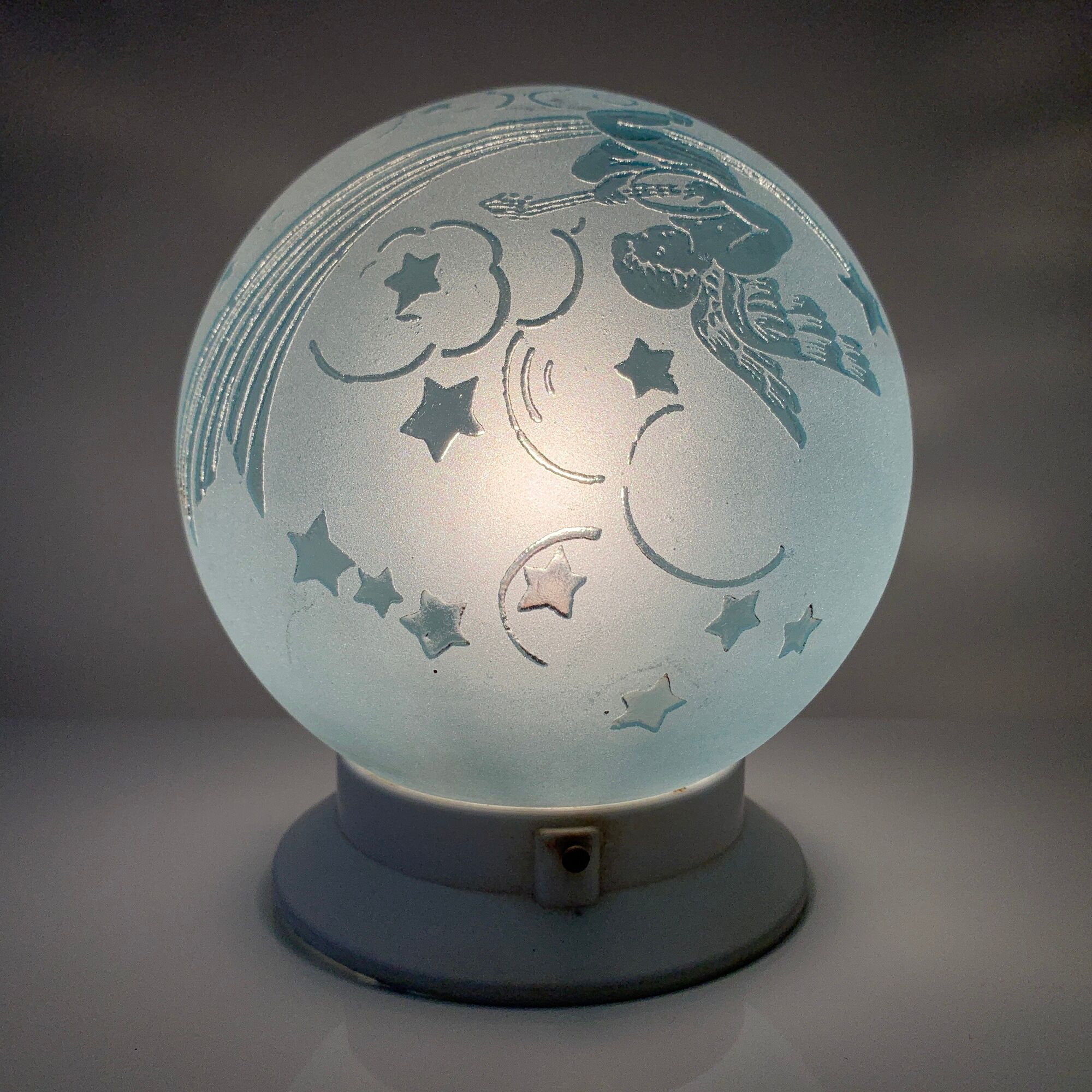 Ceiling lamp old art deco Deveau Pantin around 1920 decoration star planet angel