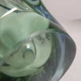 Organic glass vase by Jan Beránek Skrdlovice, mid-20th century.