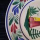 Large HB Quimper Plate Breton Decor Hand-Painted Vintage 27cm