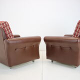 Pair of Mid-century Design Armchairs,Czechoslovakia,1960's.