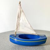 Tirot 201 basin sailboat in wood, French brand.