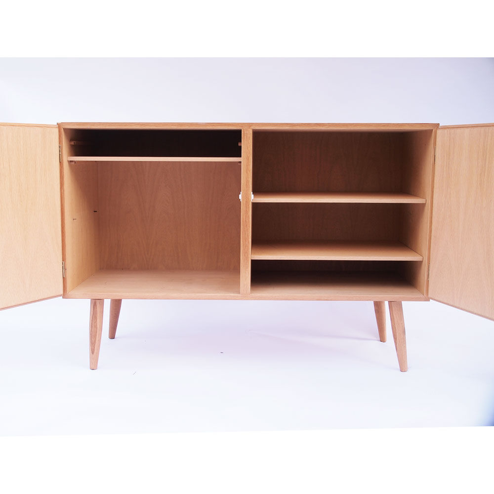 Scandinavian row vintage Danish light teak