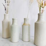 4 stoneware vases/bottles