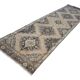 Vintage Turkish hallway rug 106x379 cm