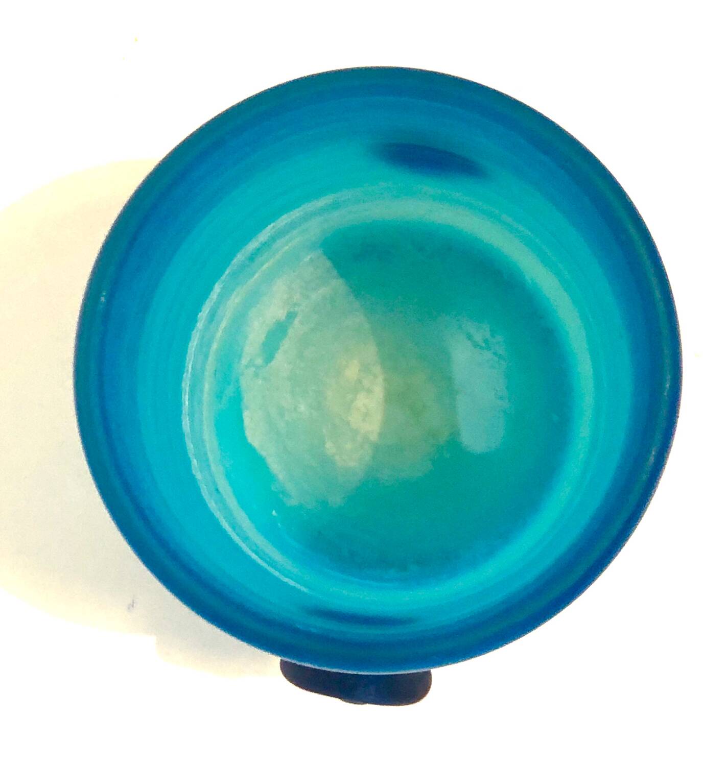 Blue Blown Glass Vase