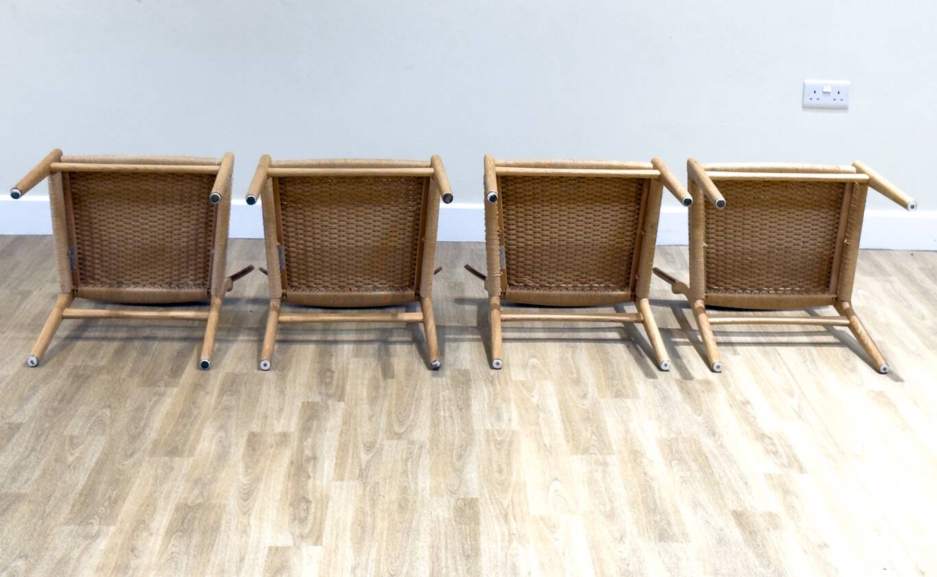 CH23 Dining Chairs by Hans J. Wegner for Carl Hansen & Søn, 1950s, Set of 8