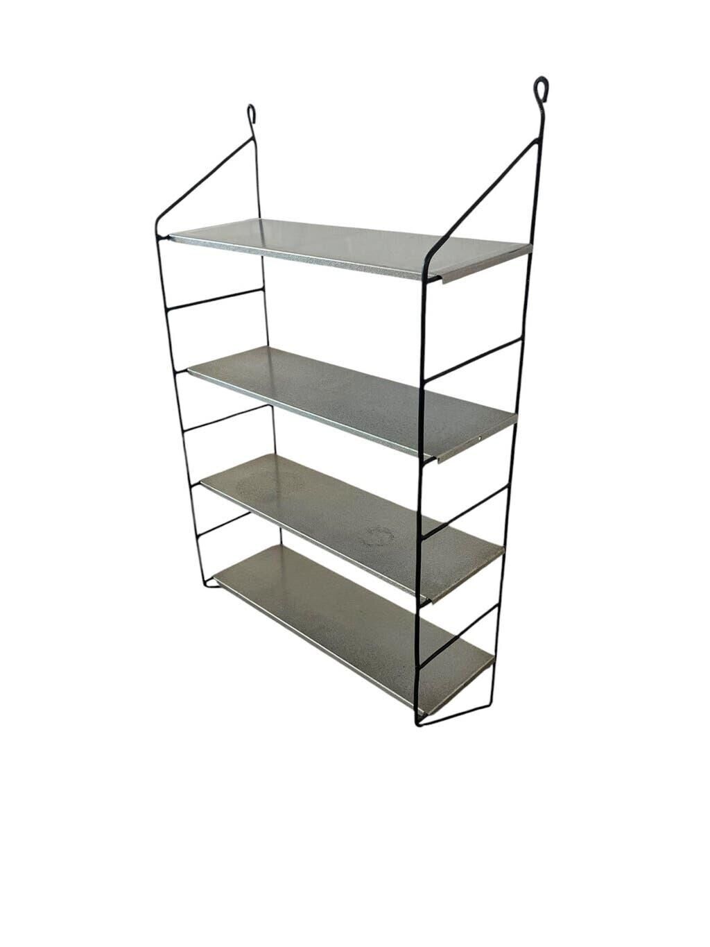 Vintage metal wall shelf/shelf/coatrack