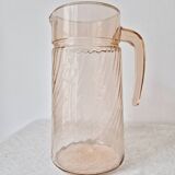 "Rosaline" twisted glass carafe - Luminarc Vintage