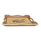 Plateau de service en bois peint