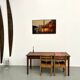 Oak and cherry table, 1950
