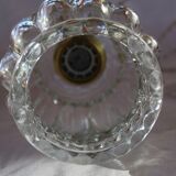 Moulded glass globe walk-in lamp