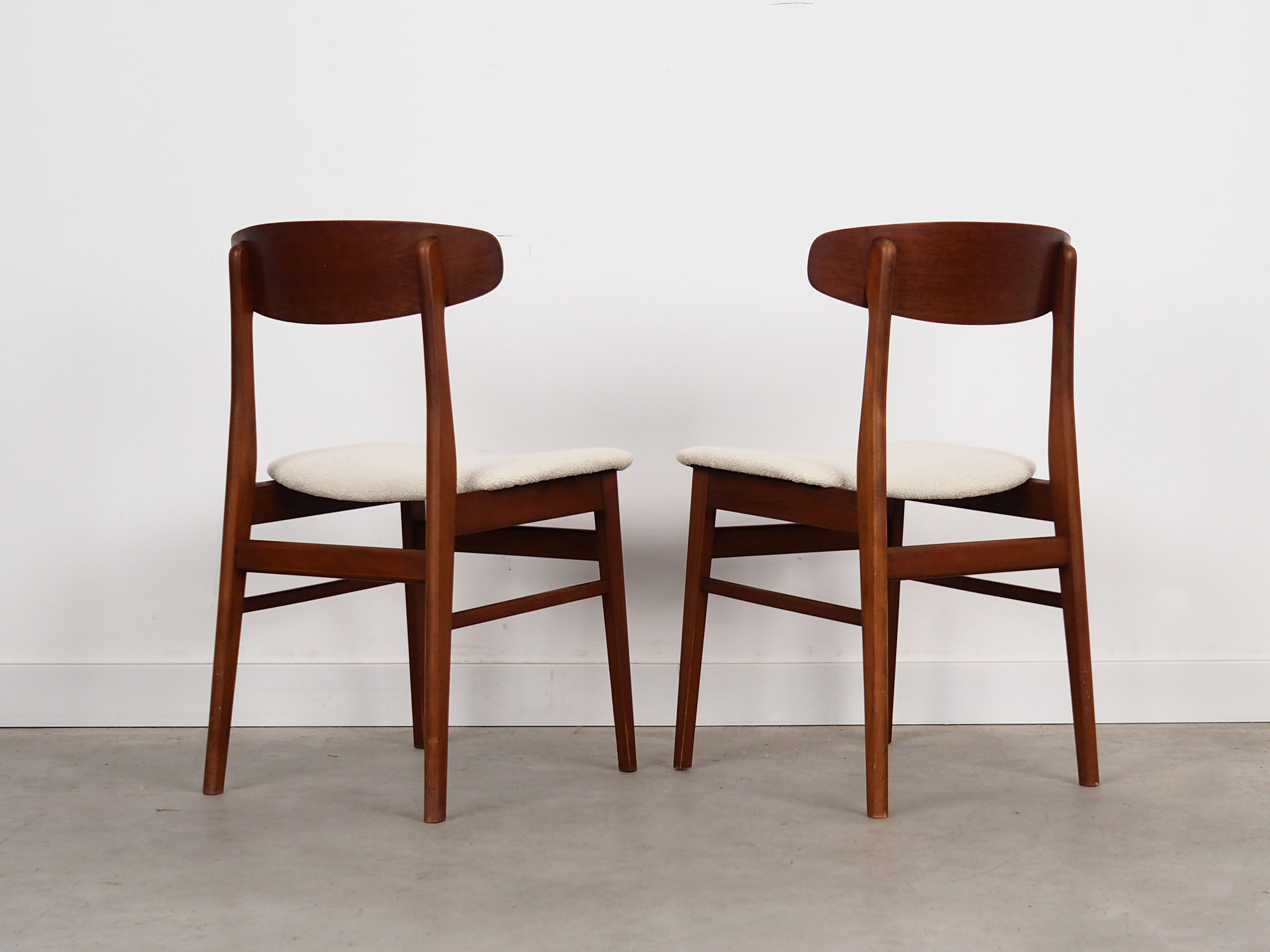 Set of two teak chairs, Danish design, 1960s, production: Denmark