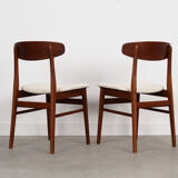 Set of two teak chairs, Danish design, 1960s, production: Denmark